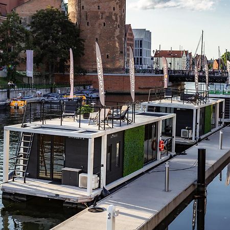 Domy Na Wodzie - La Mare Motlava Houseboats With Sauna By Downtown Apartments Гданьск Экстерьер фото