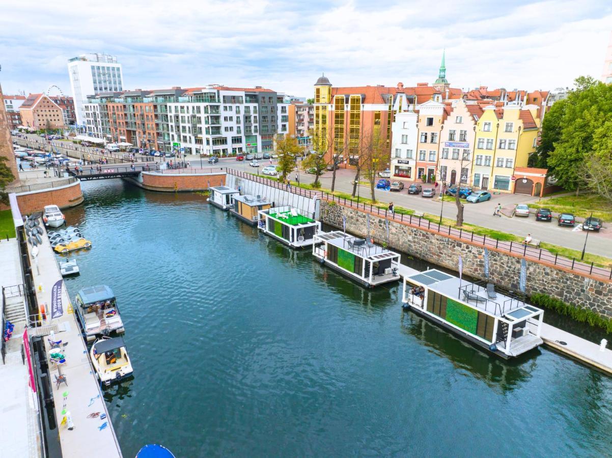 Domy Na Wodzie - La Mare Motlava Houseboats With Sauna By Downtown Apartments Гданьск Экстерьер фото