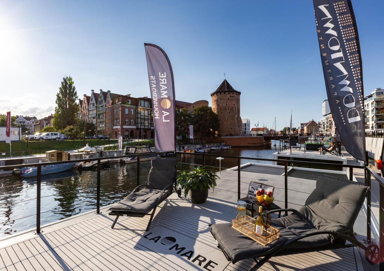 Domy Na Wodzie - La Mare Motlava Houseboats With Sauna By Downtown Apartments Гданьск Номер фото