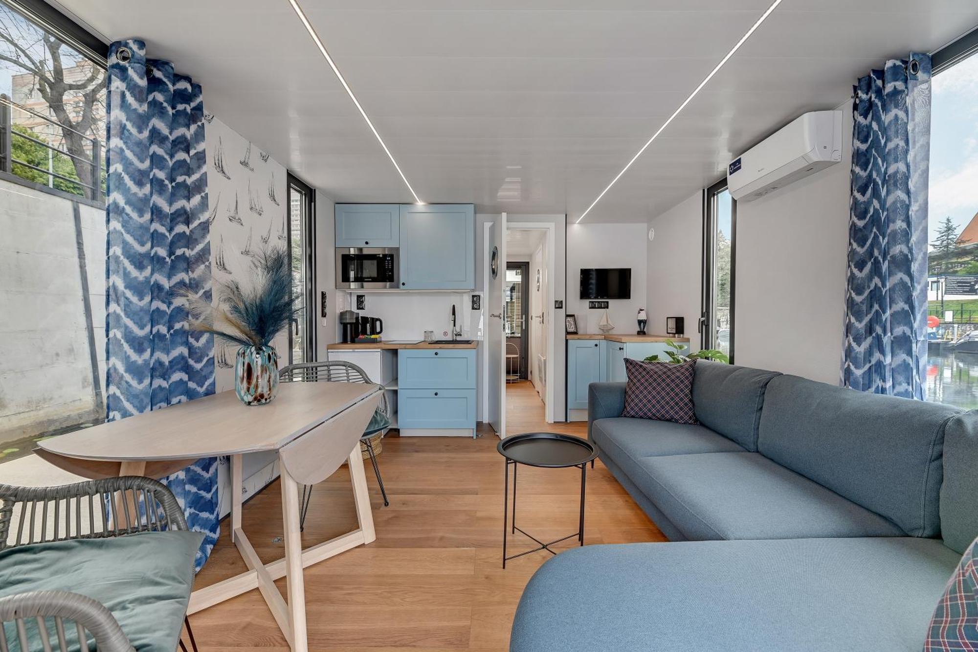 Domy Na Wodzie - La Mare Motlava Houseboats With Sauna By Downtown Apartments Гданьск Экстерьер фото